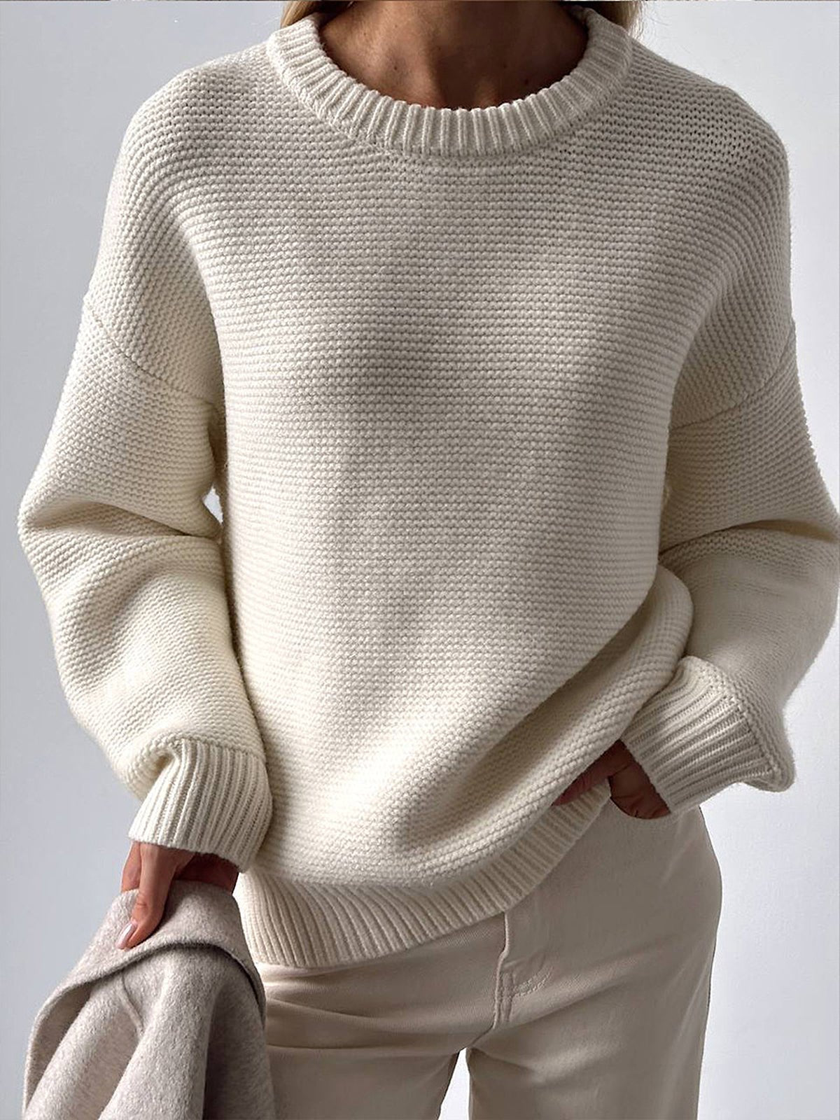 Myfanwy - Women's Jumper with a Knitted Finish - photo 1