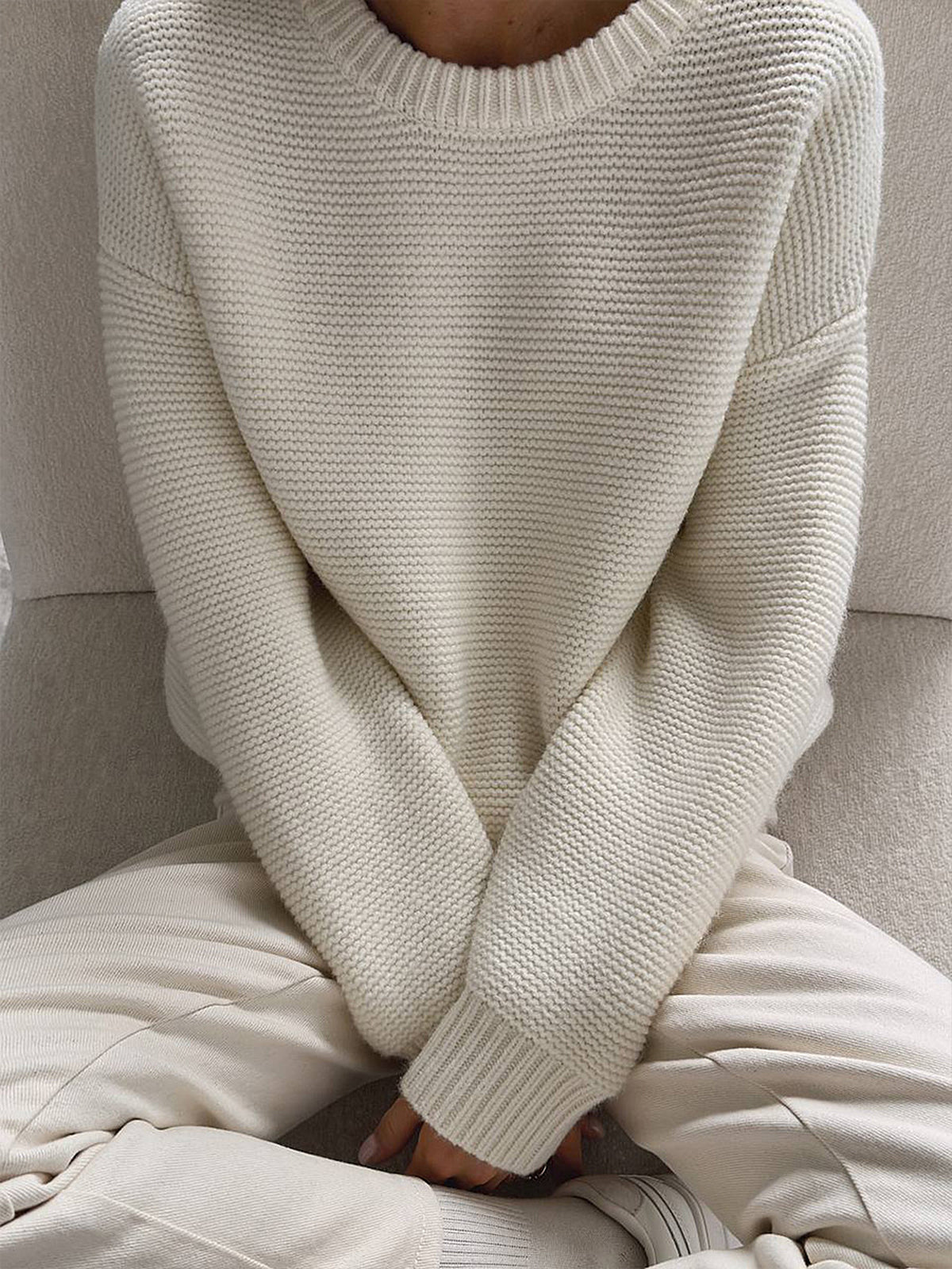Myfanwy - Women's Jumper with a Knitted Finish - photo 3