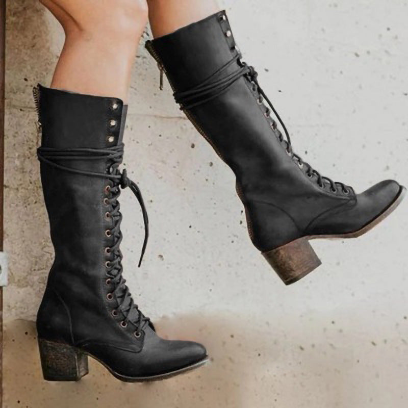Nadene - Women's Winter Boots with Block Heel - photo 1