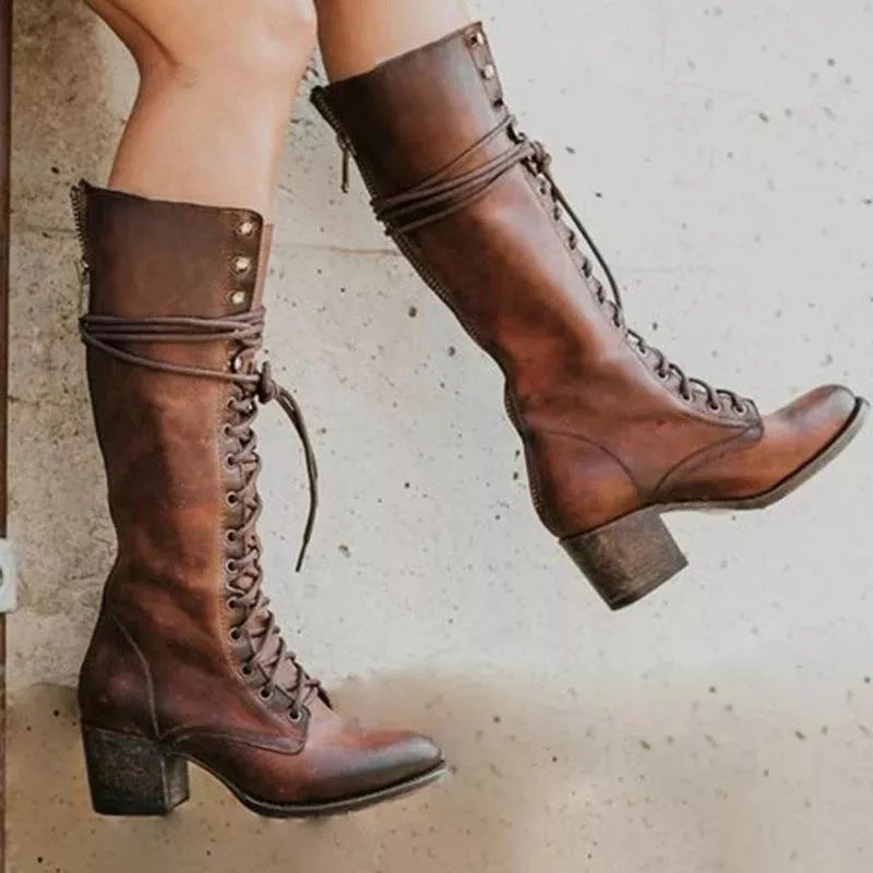 Nadene - Women's Winter Boots with Block Heel - photo 3