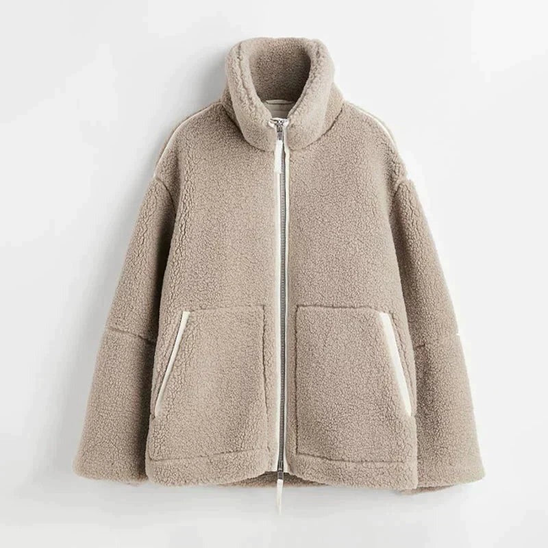 Octavia - Women's Fleece-Lined Jacket with Side Pockets - photo 5