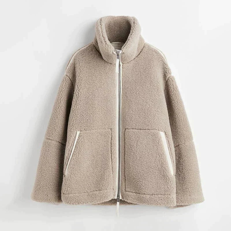 Octavia - Women's Fleece-Lined Jacket with Side Pockets - photo 5