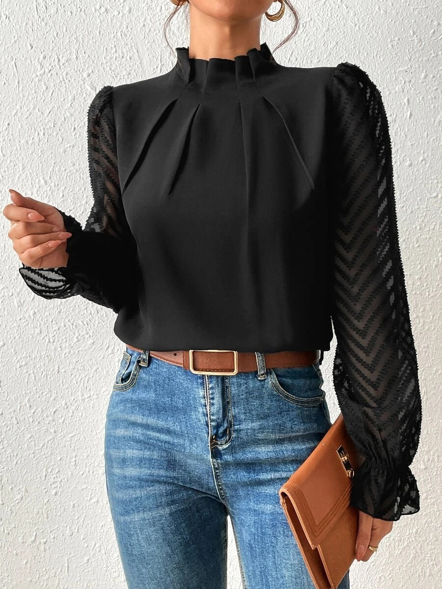 Odile - Women's Long-sleeved Blouse - photo 1