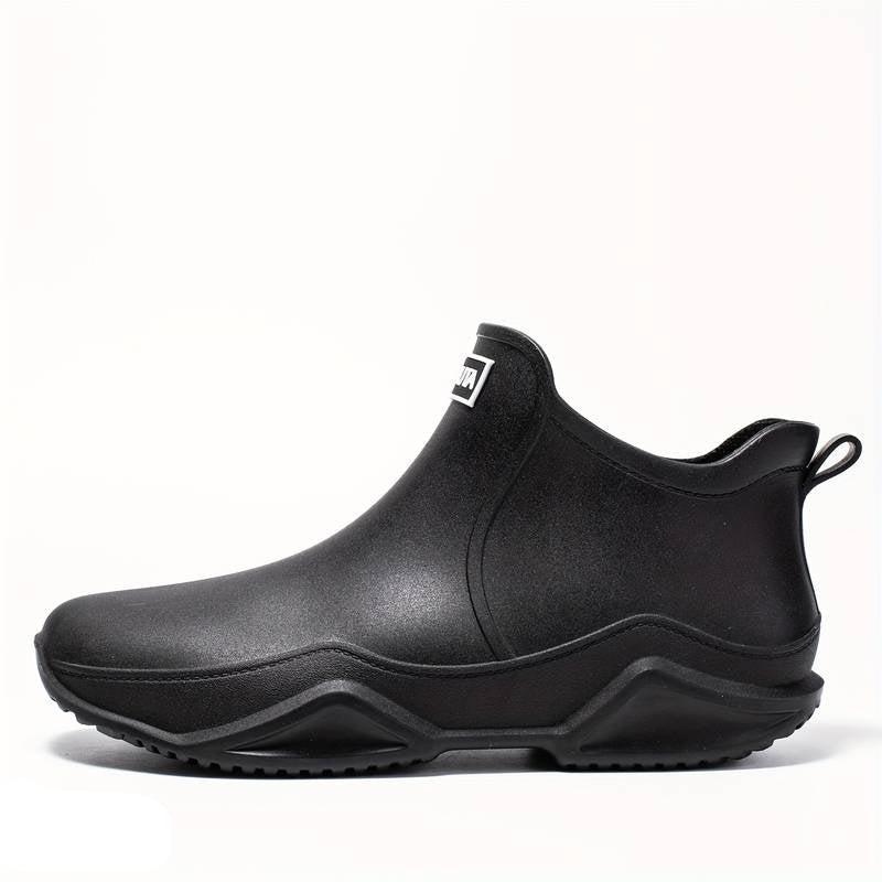 Patience - Women's Winter Boots with a Buckle Strap in Black
