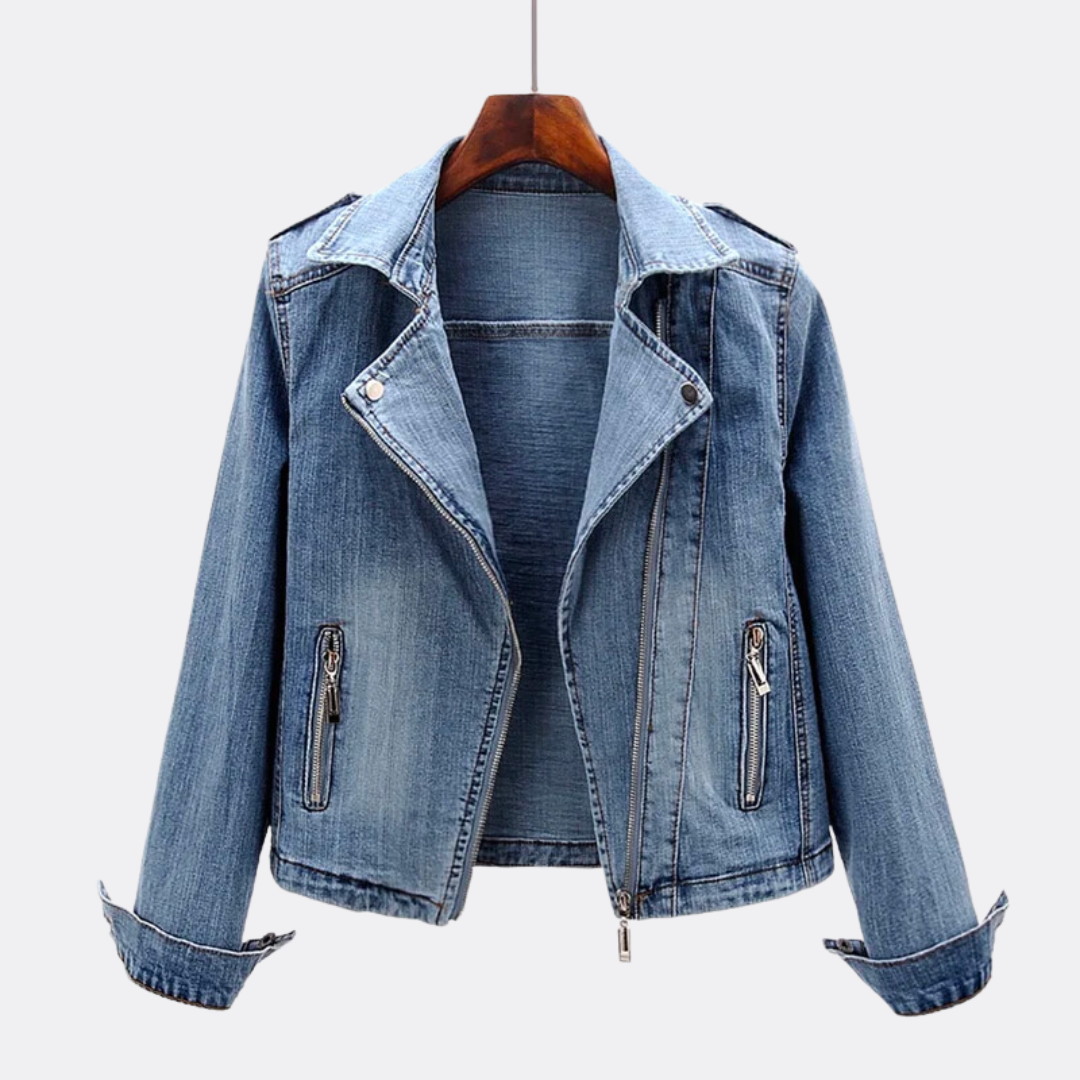 Penelope - Women's Relaxed Jacket with Button Front and Side Pockets - photo 1
