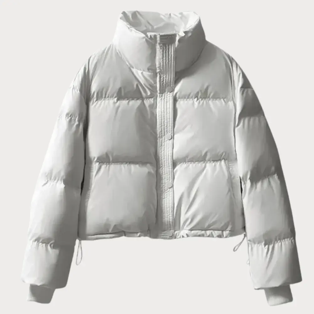 Philippa - Women's Cropped Puffer Jacket with Stand Collar - photo 4