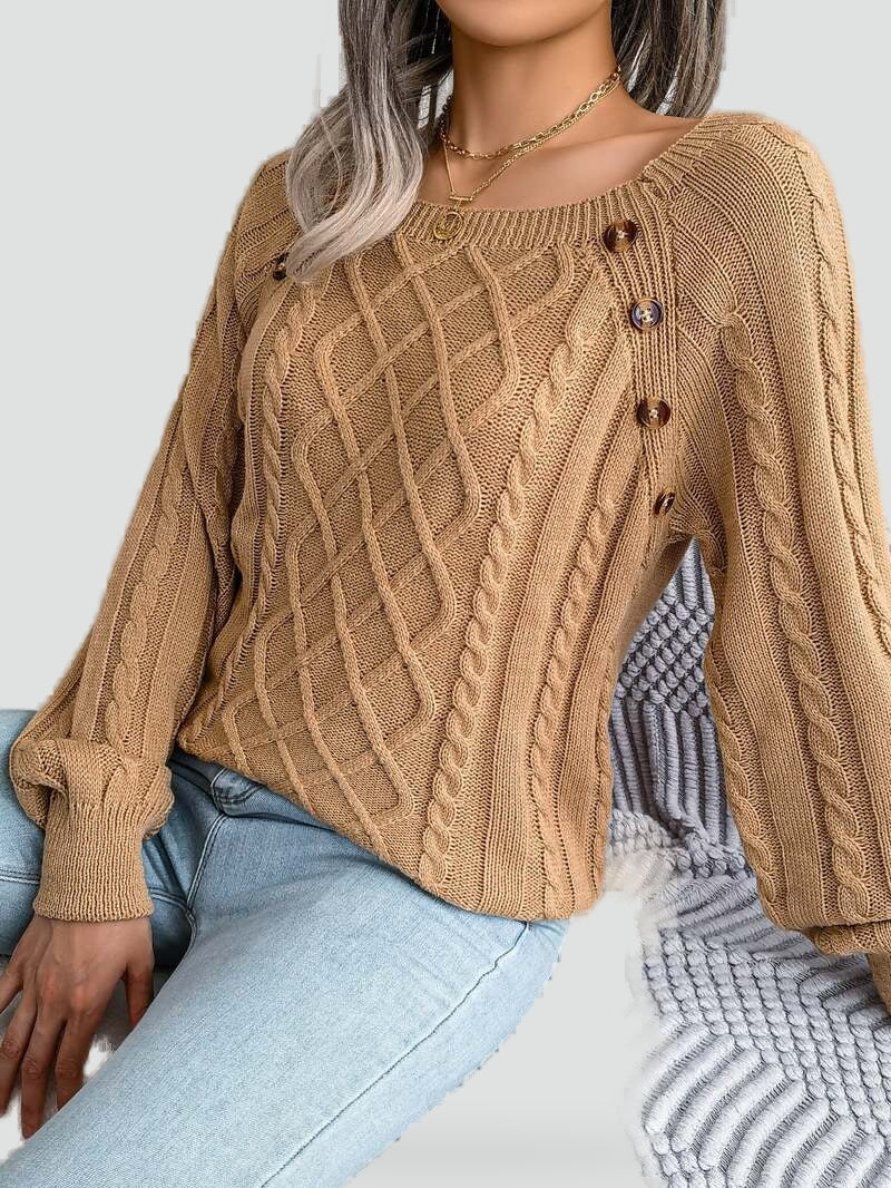 Phyllis - Women's Winter Jumper with a Knitted Finish - photo 7