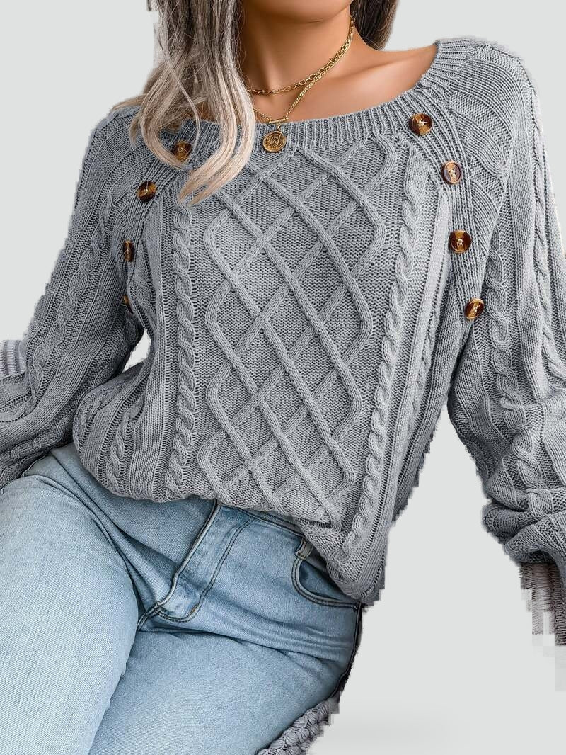 Phyllis - Women's Winter Jumper with a Knitted Finish - photo 8