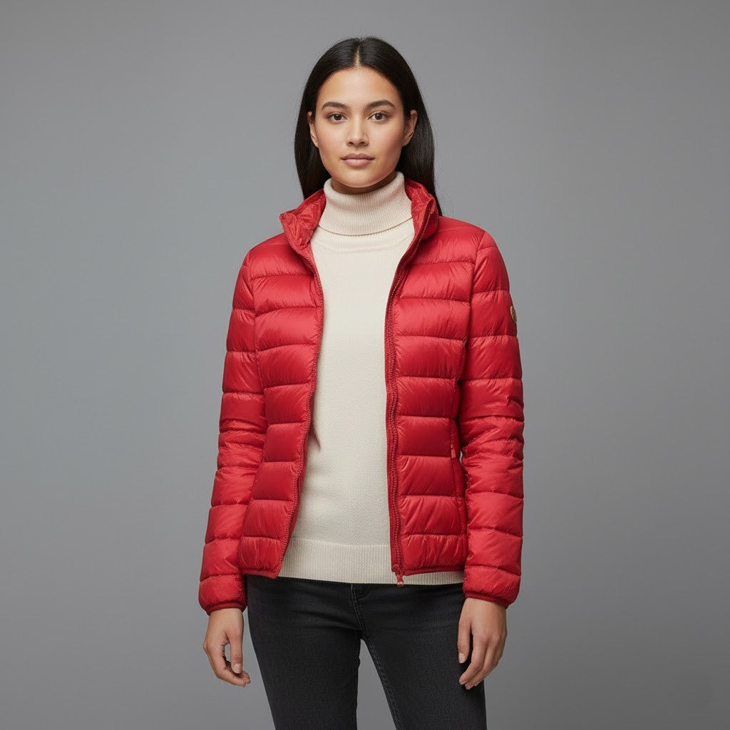 Prudence - Women's Jacket with a Hood and a Padded Finish - photo 16