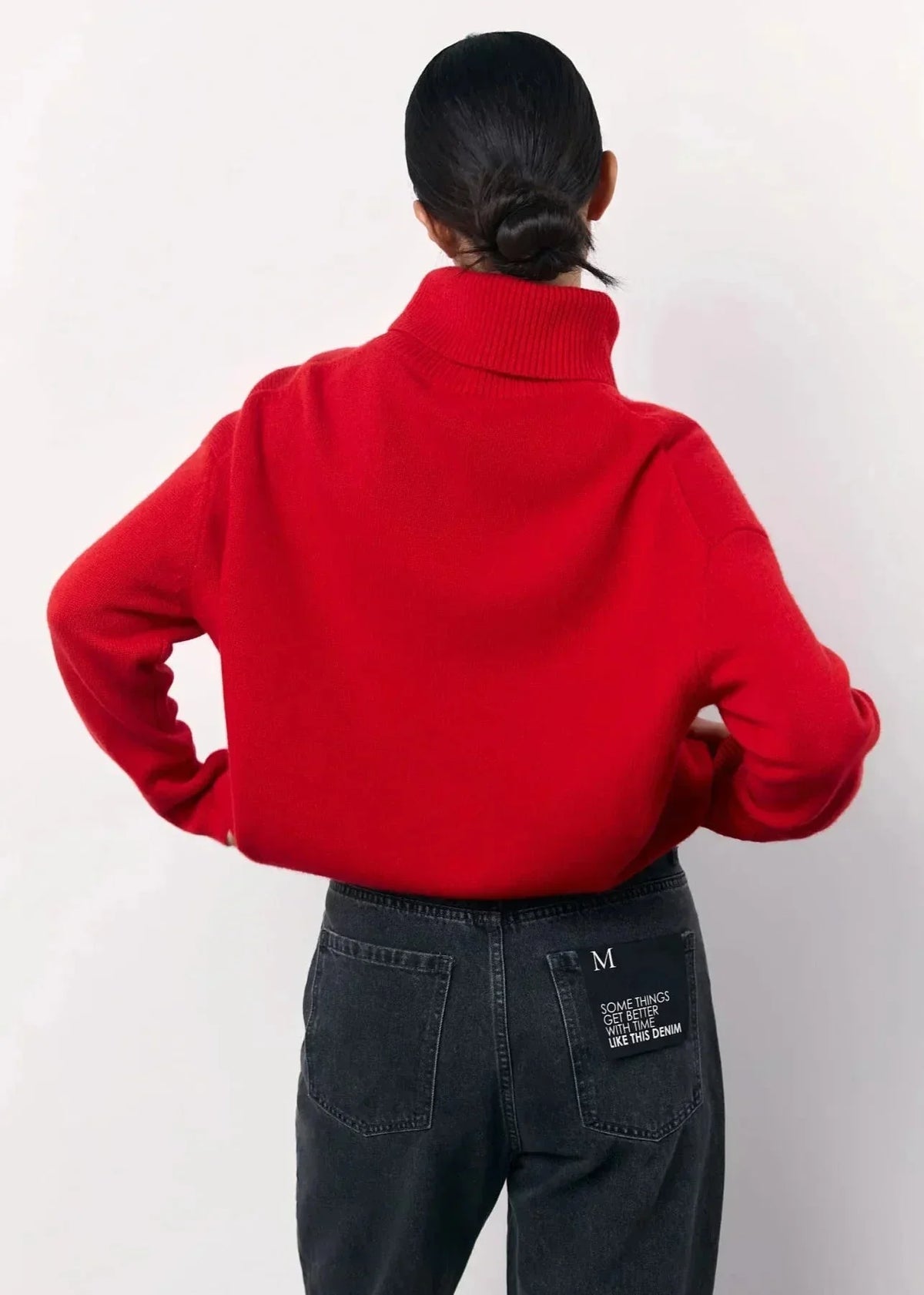 Talitha - Women's Oversized Jumper with Turtleneck