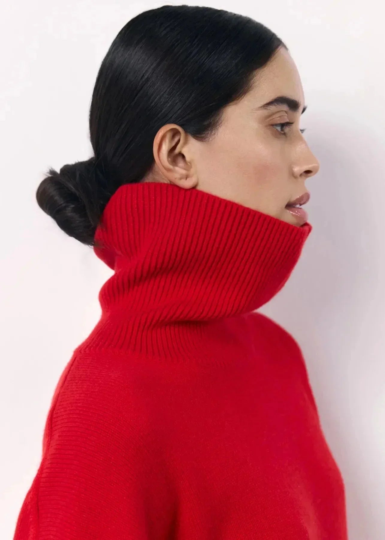 Talitha - Women's Oversized Jumper with Turtleneck