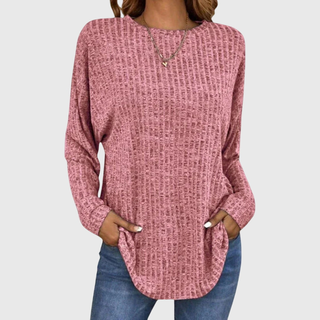 Rachelle - Women's Knitted Jumper with Long Sleeves - photo 6