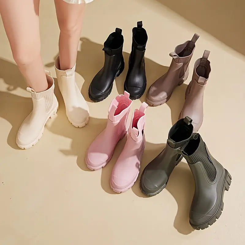 Rae - Women's Waterproof Rain Boots with Elevated Heel - photo 11