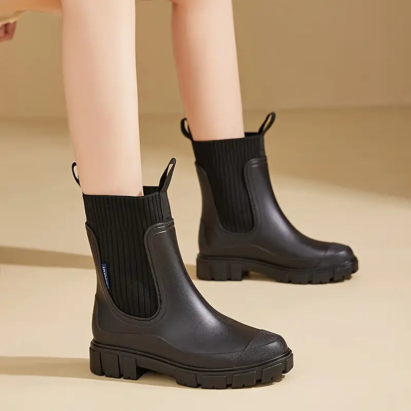 Rae - Women's Waterproof Rain Boots with Elevated Heel - photo 12