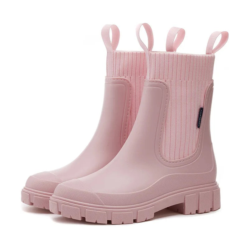 Rae - Women's Waterproof Rain Boots with Elevated Heel - photo 3