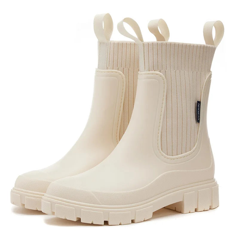 Rae - Women's Waterproof Rain Boots with Elevated Heel - photo 4