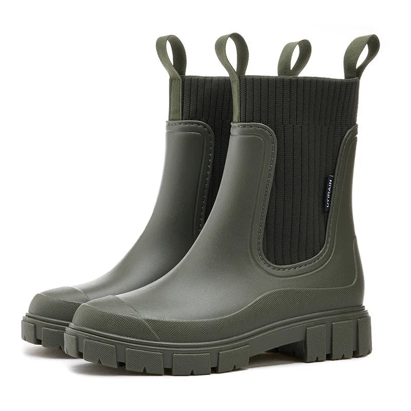 Rae - Women's Waterproof Rain Boots with Elevated Heel - photo 6