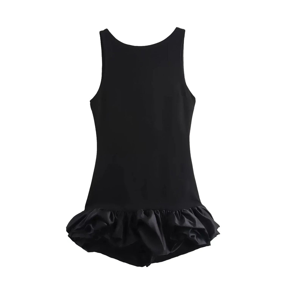 Women's Mini dress woman ruffles open back - photo 8