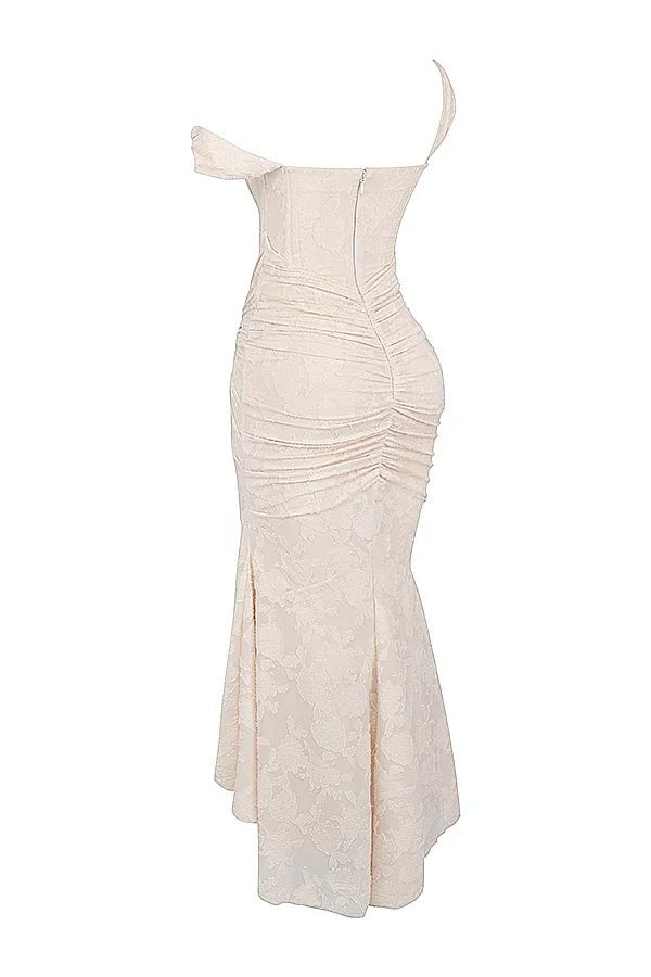 Aaliyah - Women's midi dress with floral pattern and wide straps - photo 28