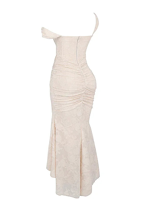 Aaliyah - Rochie midi cu imprimeu floral și bretele late, pentru femei