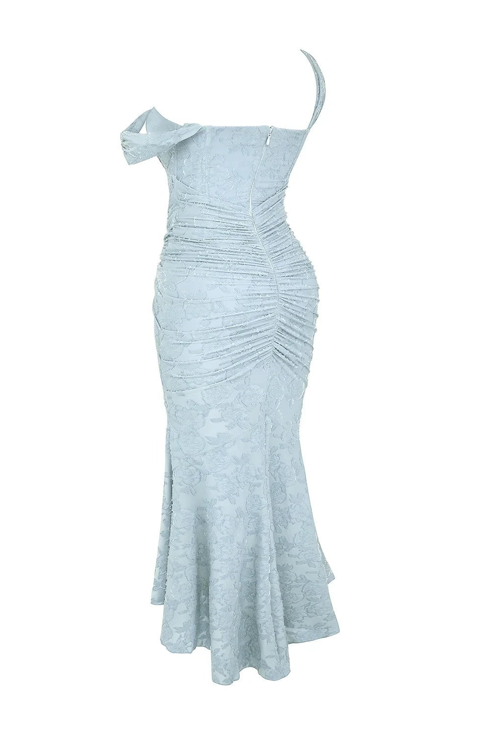 Aaliyah - Women's midi dress with floral pattern and wide straps - photo 14