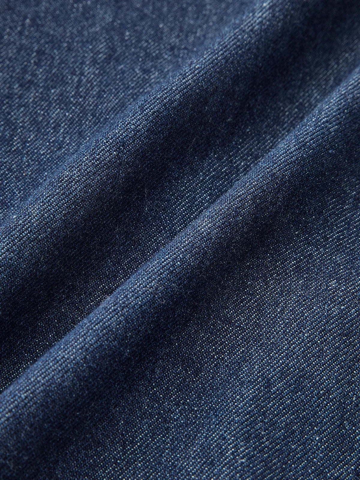 Penelope - Rochie midi de denim albastru închis pentru femei, cu decolteu în V cu nasturi și design fără mâneci, pentru birou vara