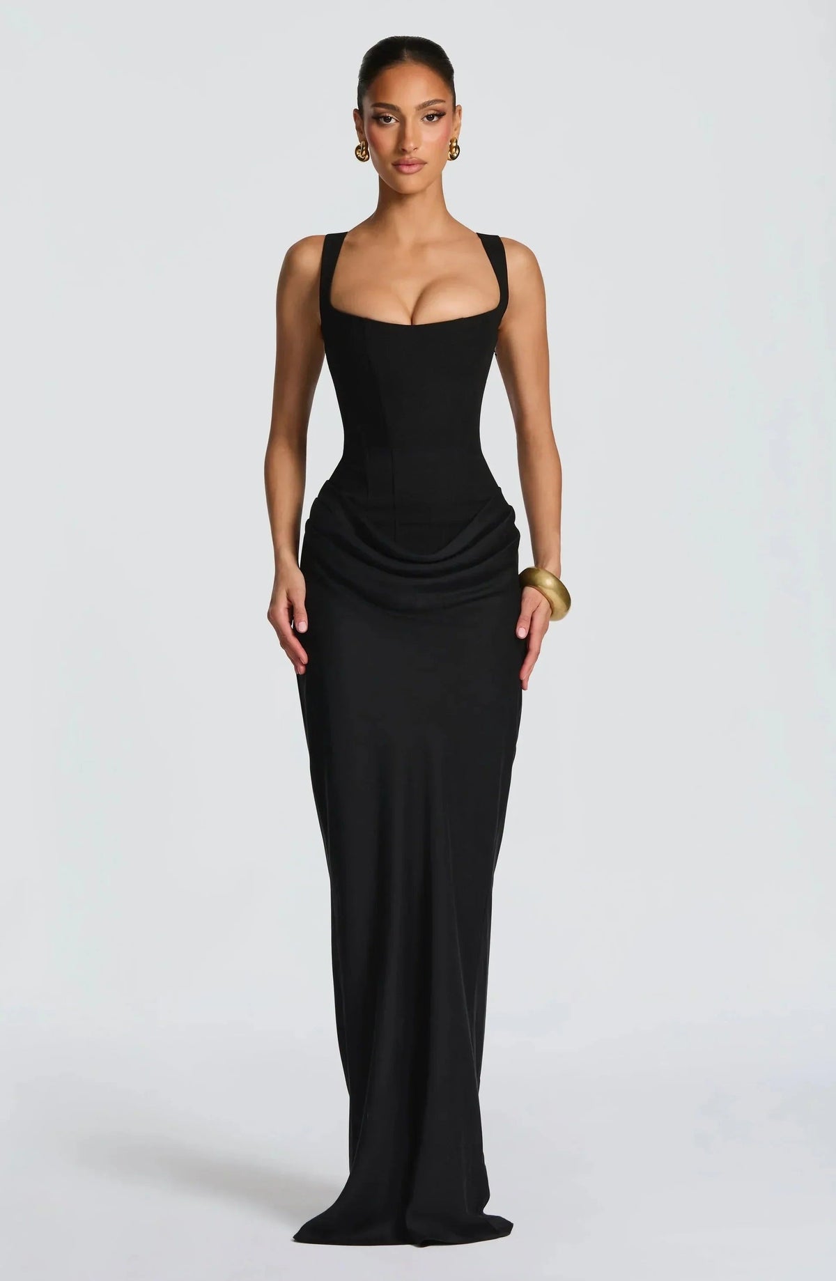 Women's Bodycon Backless Maxi Dress - photo 14