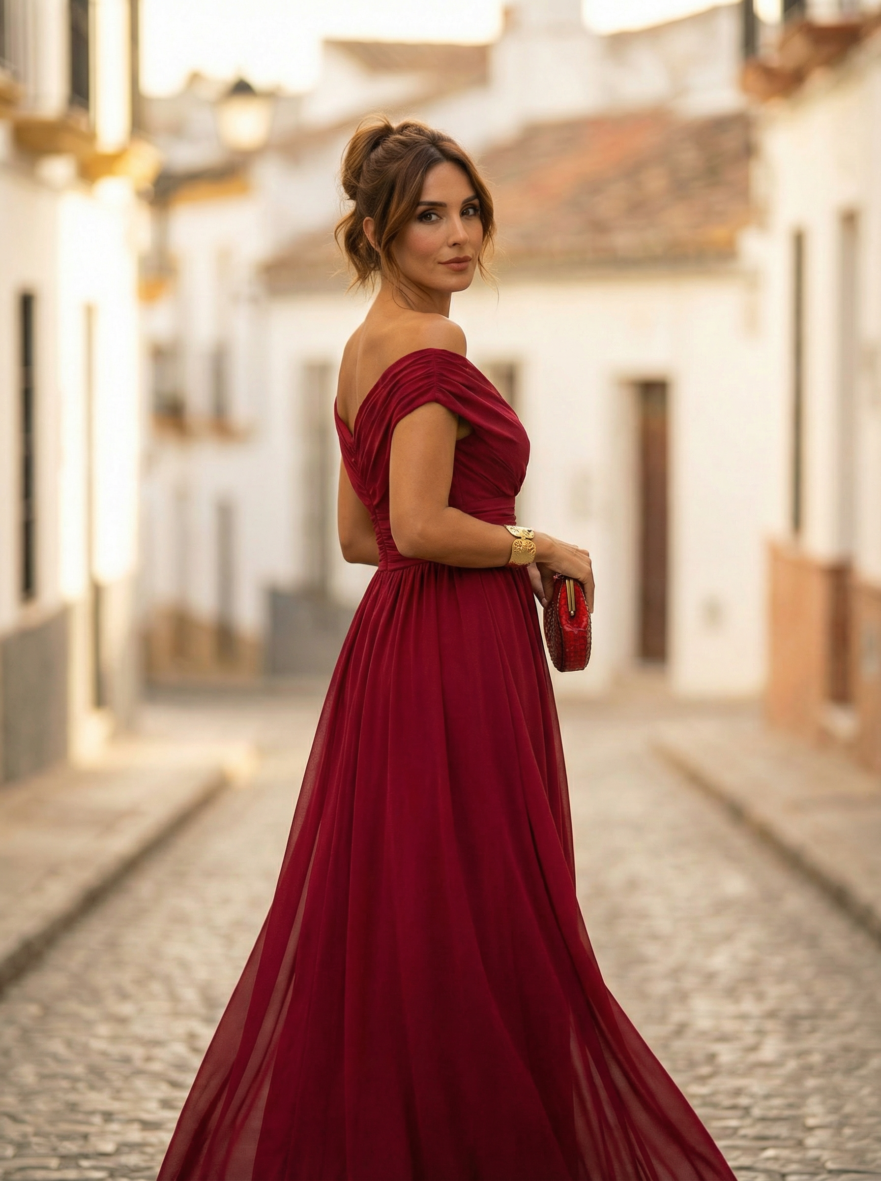 Women's Bardot Off-Shoulder Long Evening Dress - photo 21