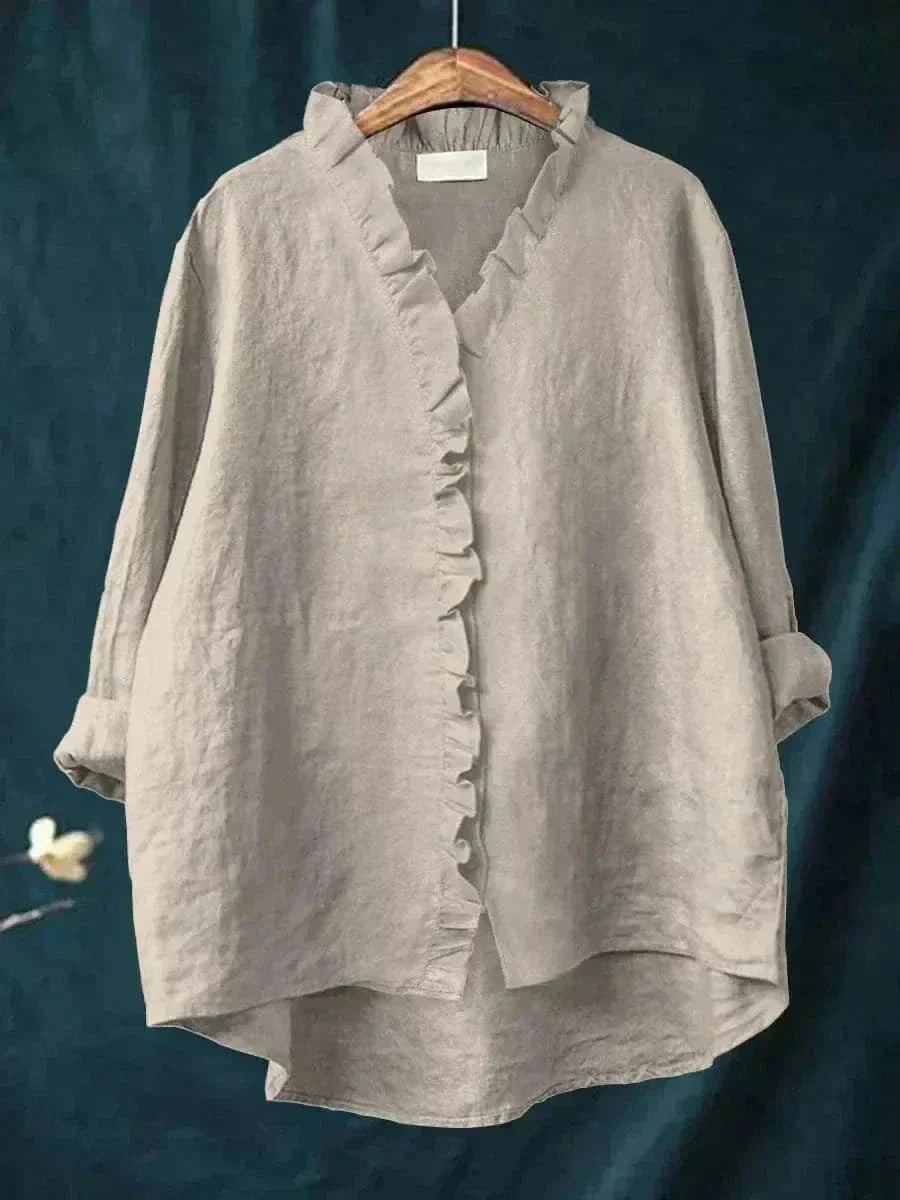 Jasmin - Women's Breathable Linen Blouse for Summer