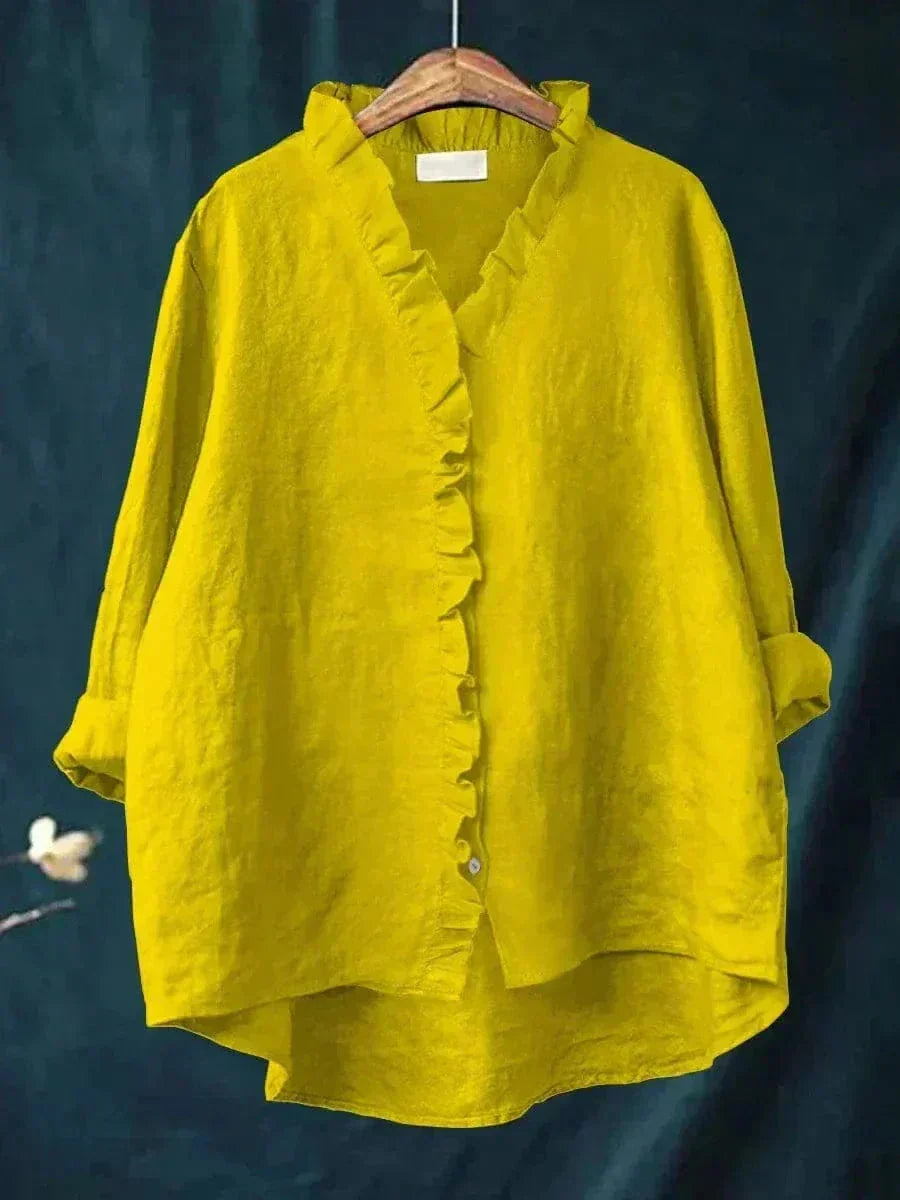 Jasmin - Women's Breathable Linen Blouse for Summer