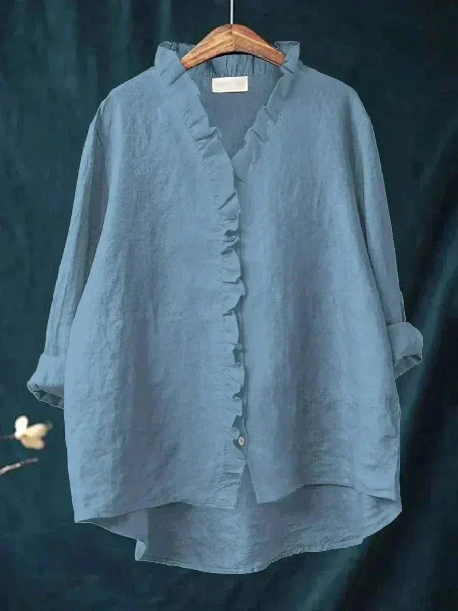 Jasmin - Women's Breathable Linen Blouse for Summer