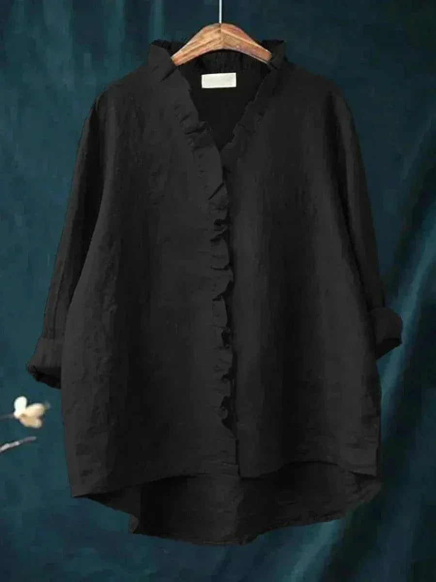 Jasmin - Women's Breathable Linen Blouse for Summer