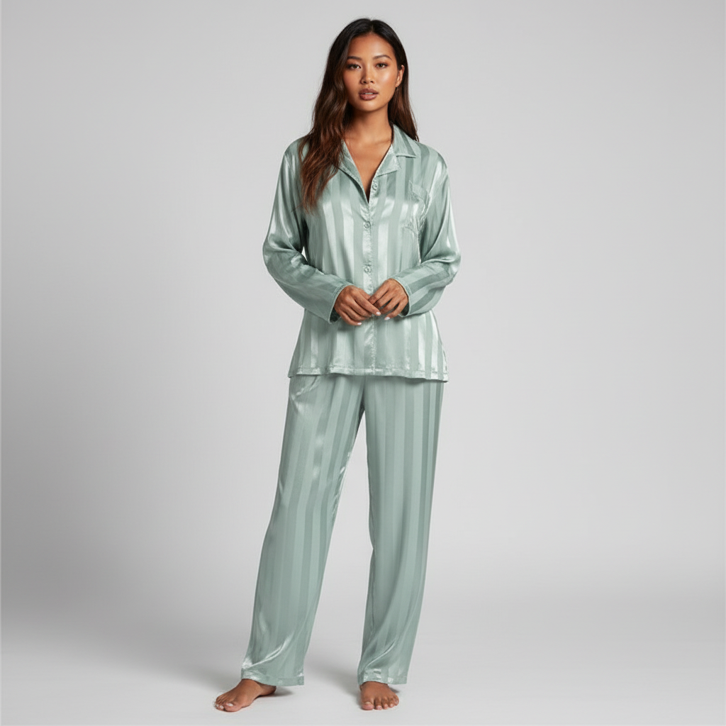 Sidonie - Women's Relaxed Two-Piece Set with Button Front - photo 3