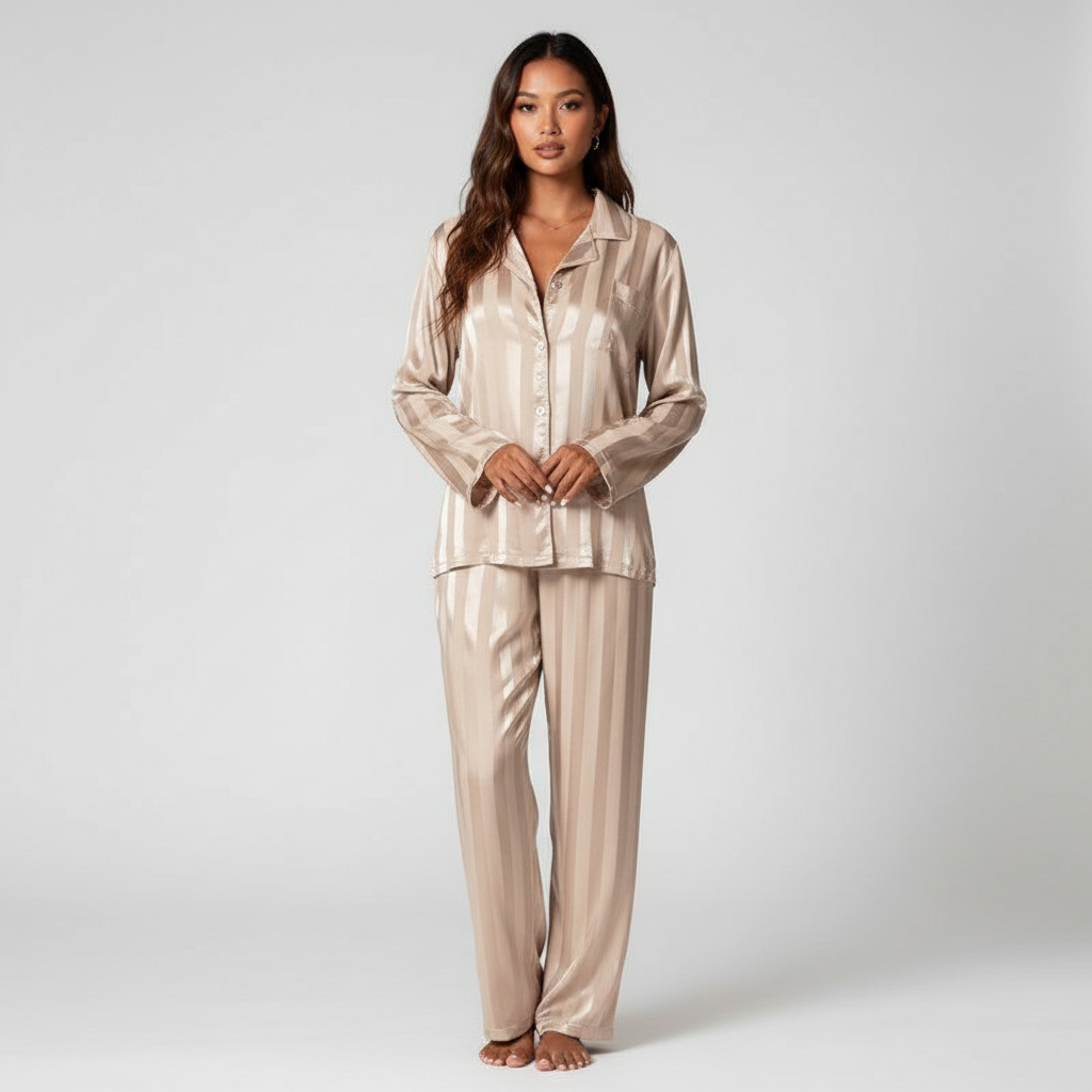 Sidonie - Women's Relaxed Two-Piece Set with Button Front - photo 7