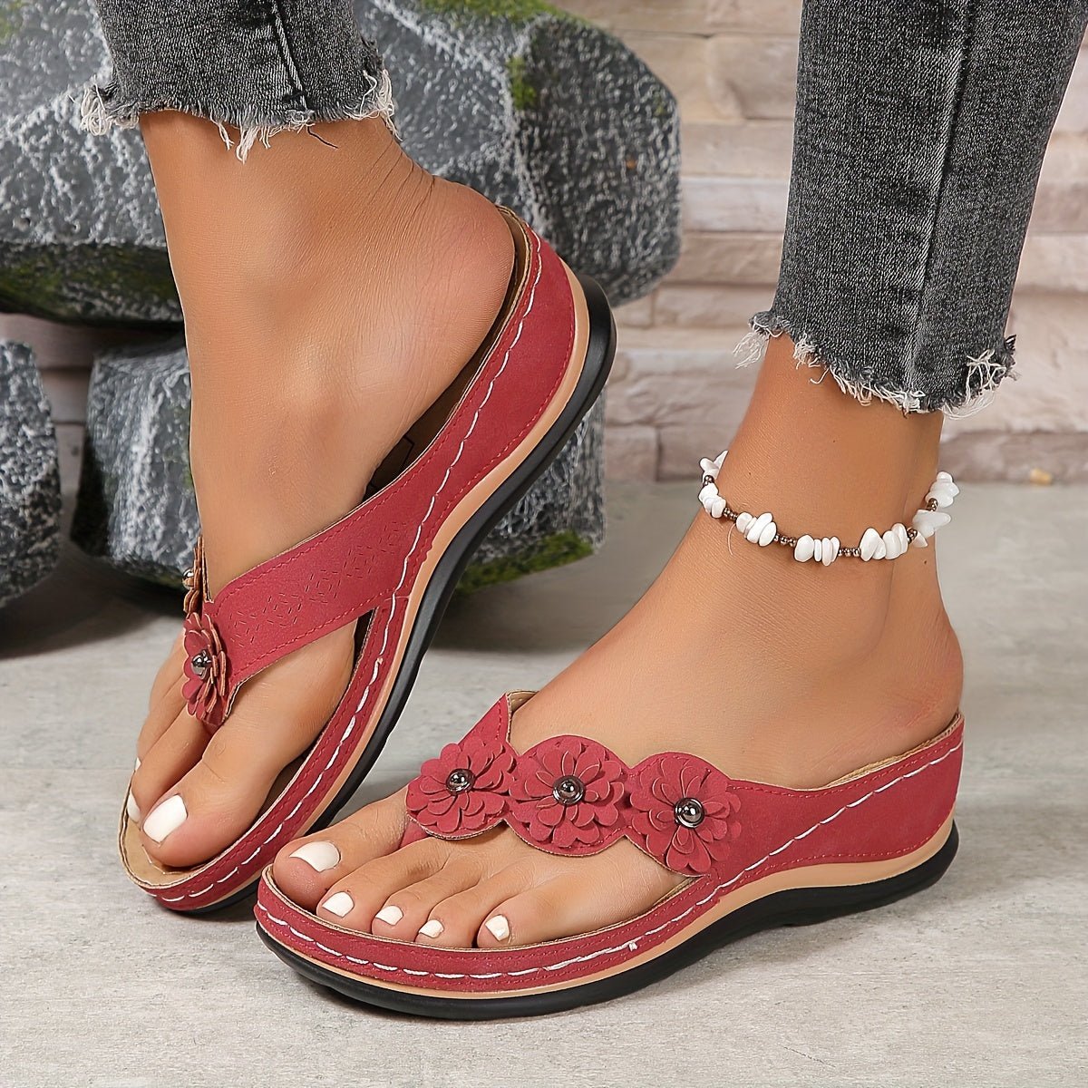 Danielle - Women's Wedge Sandals for Summer