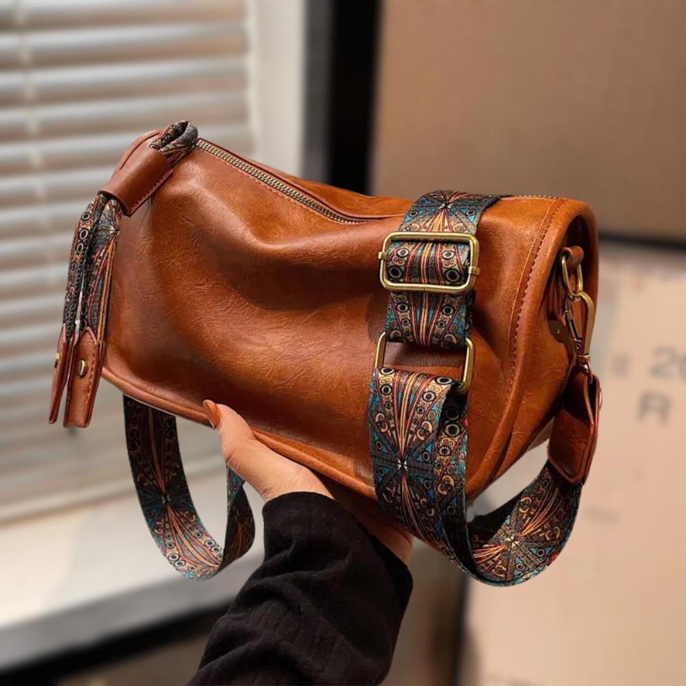 Sofia - Women's Oversized Crossbody Bag with a Carry Handle – view 2
