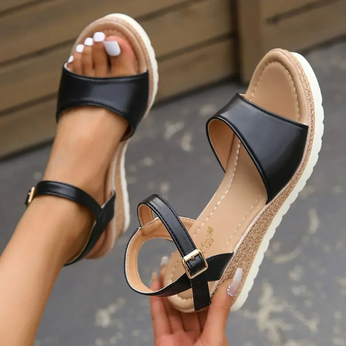 Solange - Women's Sandals with Espadrille and Ankle Strap - photo 2