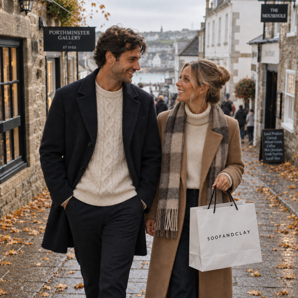 Soofandclay shopping in St Ives