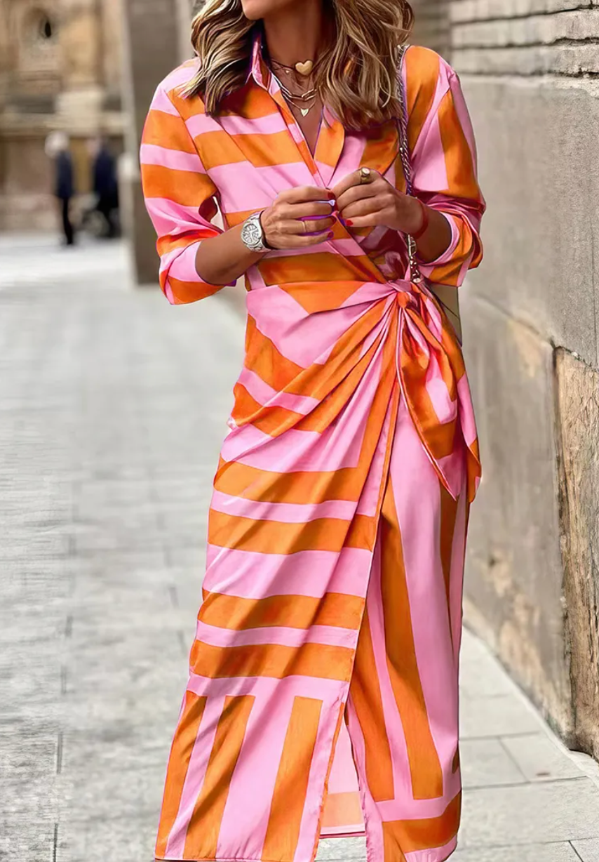 Tess - Women's Printed Wrap Dress - photo 2