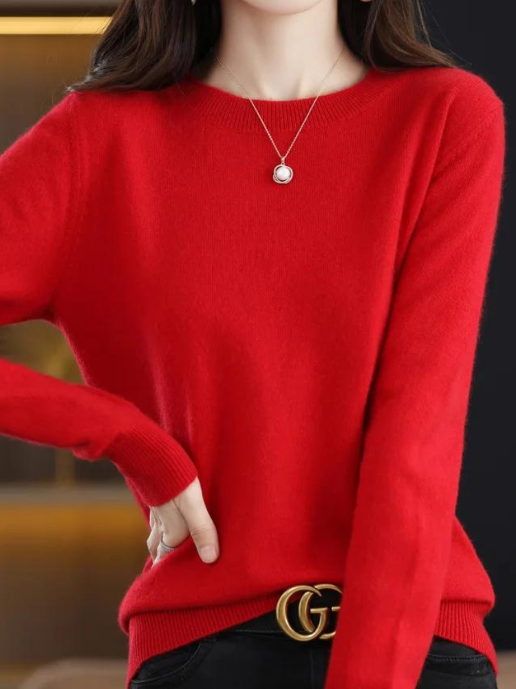 Theresine - Women's Relaxed Jumper with Roll Neck and Long Sleeves - photo 16