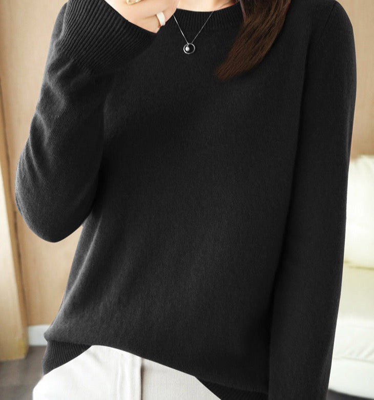 Theresine - Women's Relaxed Jumper with Roll Neck and Long Sleeves - photo 2