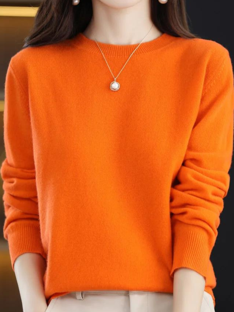 Theresine - Women's Relaxed Jumper with Roll Neck and Long Sleeves - photo 4