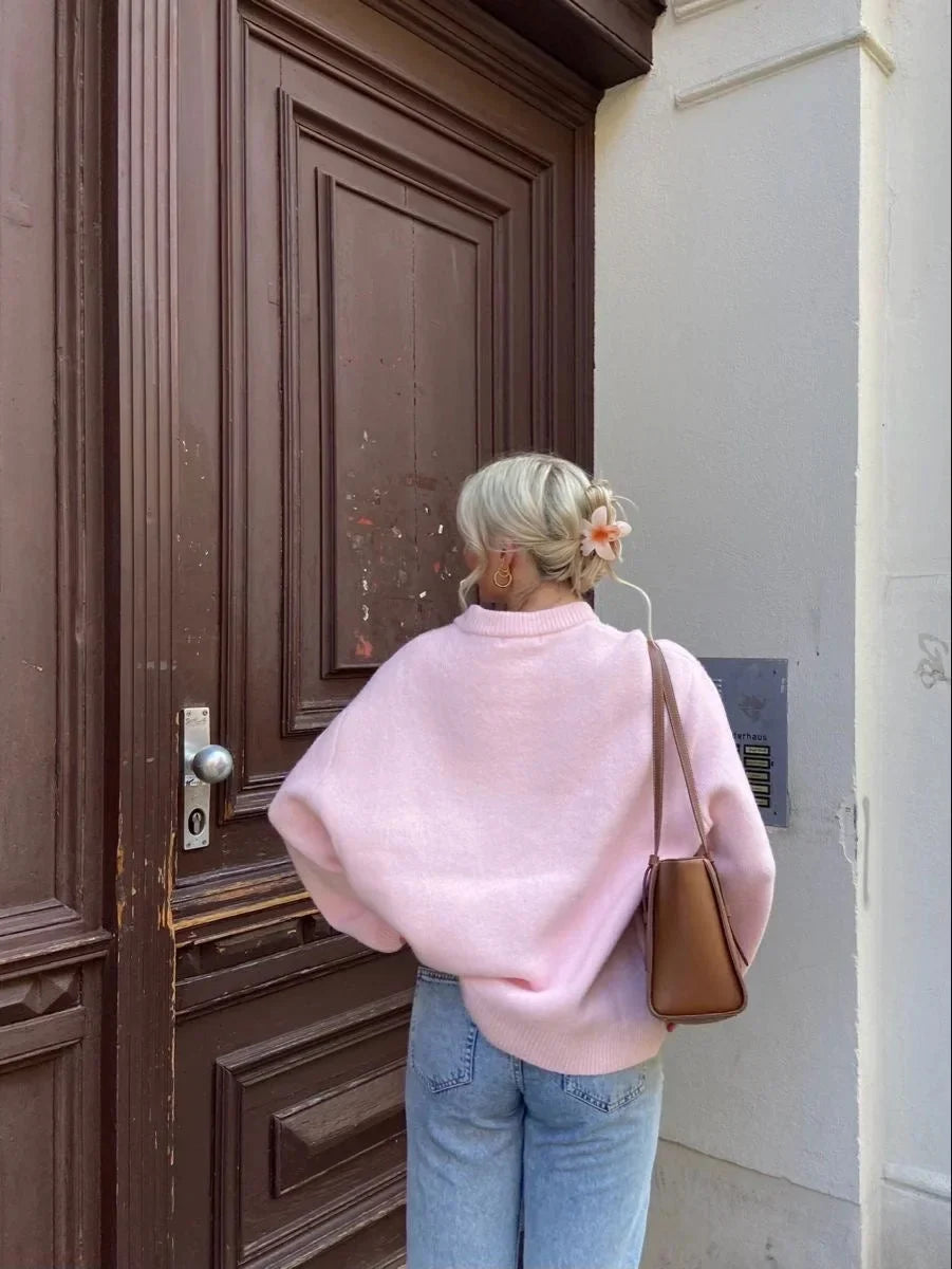 Titania - Women's Oversized Jumper with Long Sleeves - photo 7