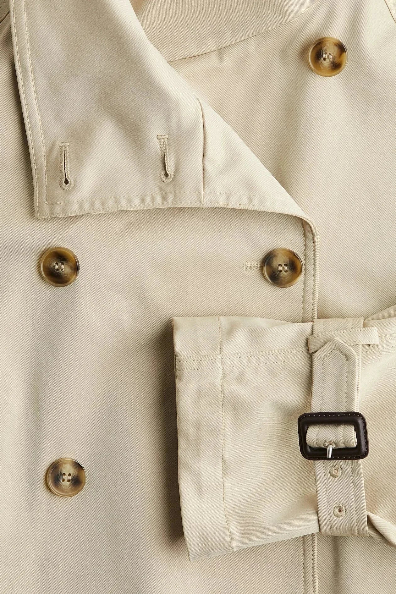 Gemma - Trench da donna con collo alto e cintura annodata