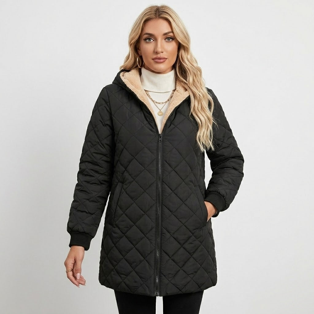 Eleanor - Women's Longline Jacket with a Quilted Finish - photo 1