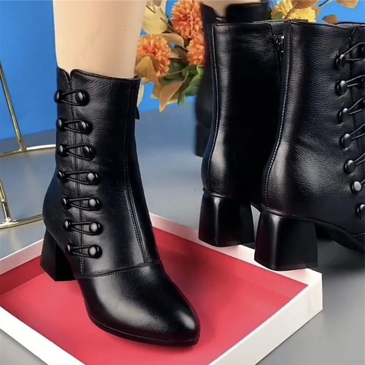 Valentina - Women's Boots with Zip Front - photo 3