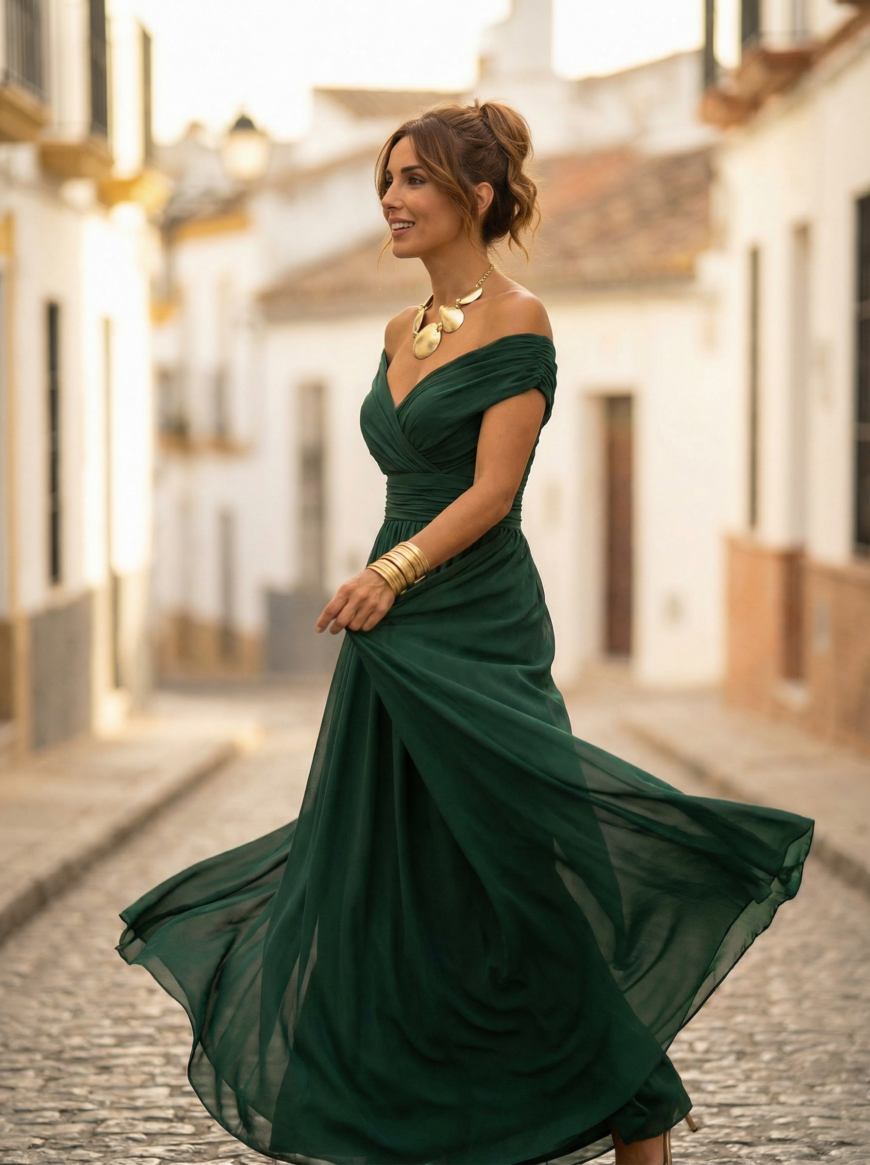 Women's Bardot Off-Shoulder Long Evening Dress - photo 28