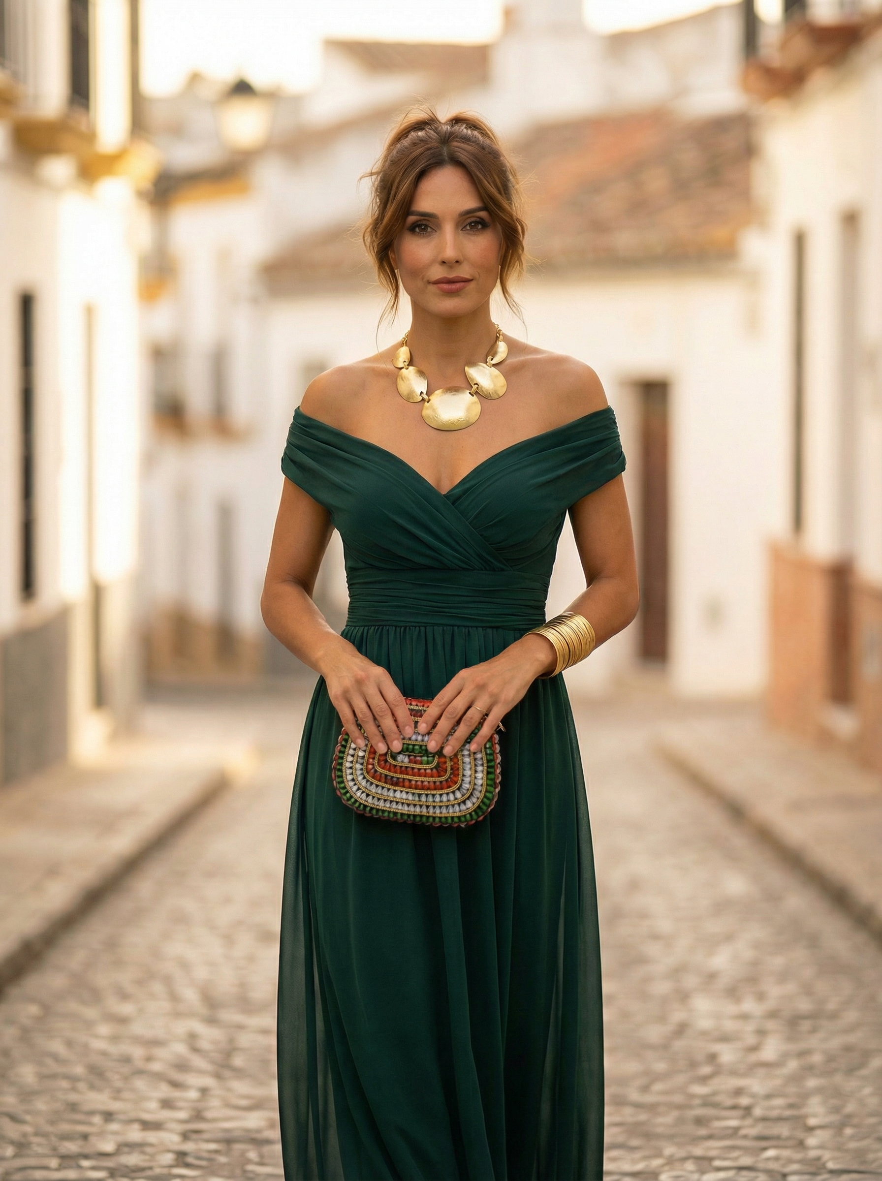 Women's Bardot Off-Shoulder Long Evening Dress - photo 14