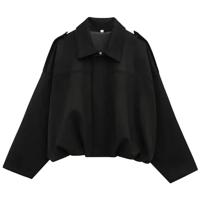 Women's Suede Look Bomber Jacket for Layering