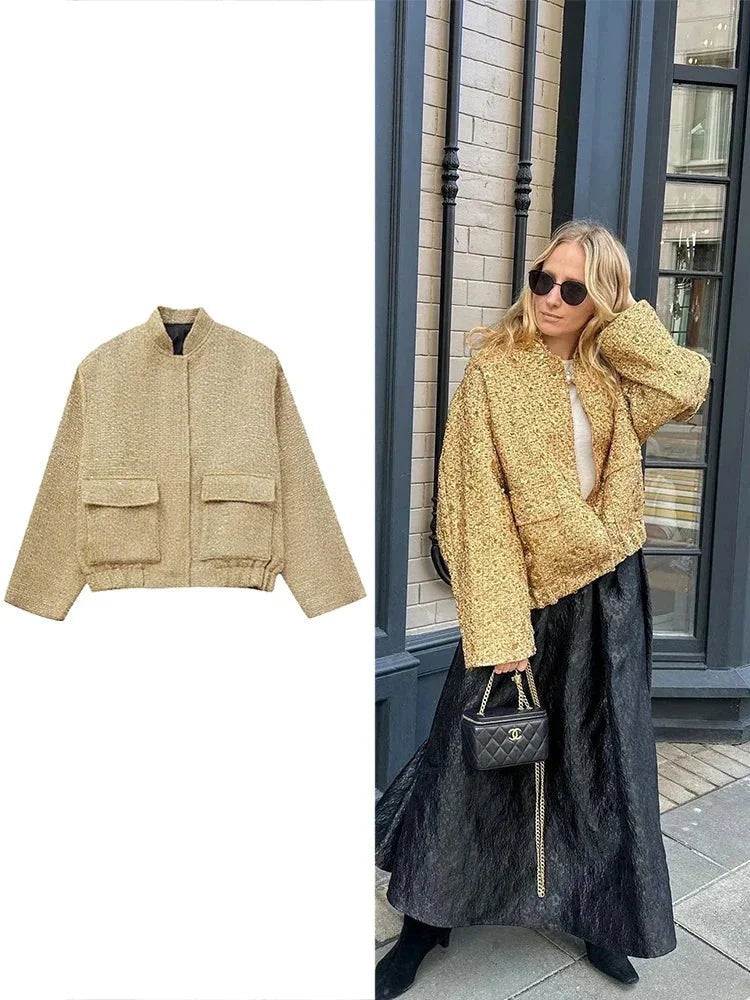 Elena - Chic women's jacket with sequins and an elegant cut - photo 10